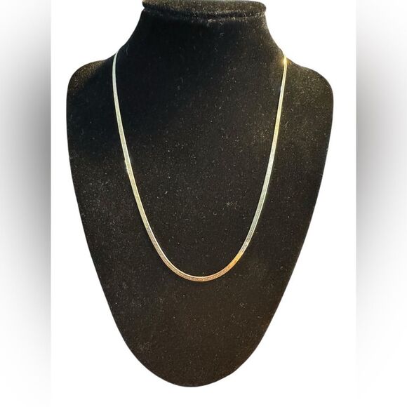 Giani Bernini herringbone sterling silver 18”Necklace - Picture 1 of 6